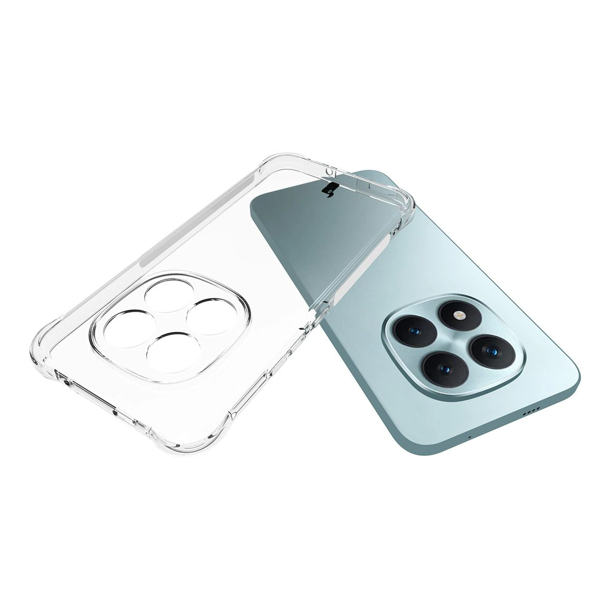 Dedykowane wycięcia i podwyższone krawędzie aparatu w etui Bizon Case Salpa do Xiaomi Redmi Note 15 Pro Plus 5G / POCO M8 Pro 5G