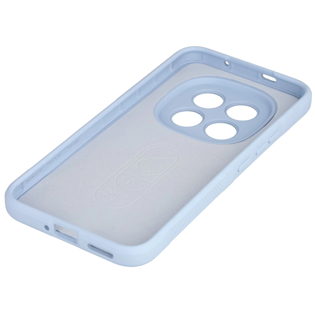 Precyzyjne wycięcia i kompatybilność z ładowaniem indukcyjnym w etui Bizon Case Tur do Xiaomi Redmi Note 15 Pro Plus 5G / POCO M8 Pro 5G