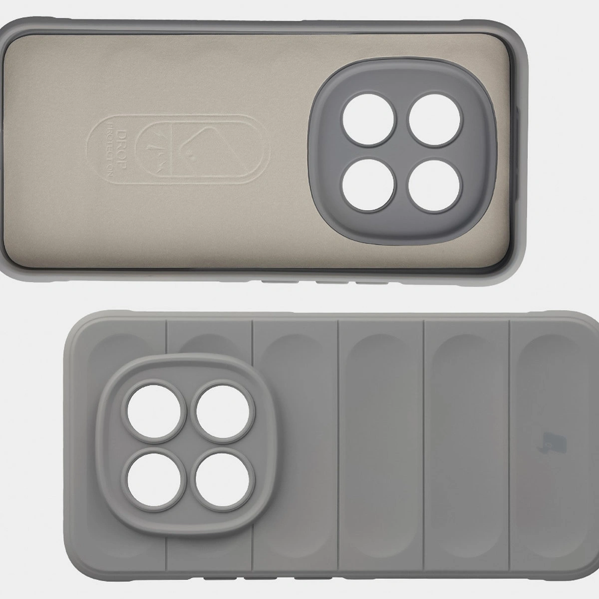 Wyściółka z mikrofibry, wyżłobienia na pleckach i wzmocnione narożniki w etui Bizon Case Tur do Xiaomi Redmi Note 15 Pro Plus 5G / POCO M8 Pro 5G