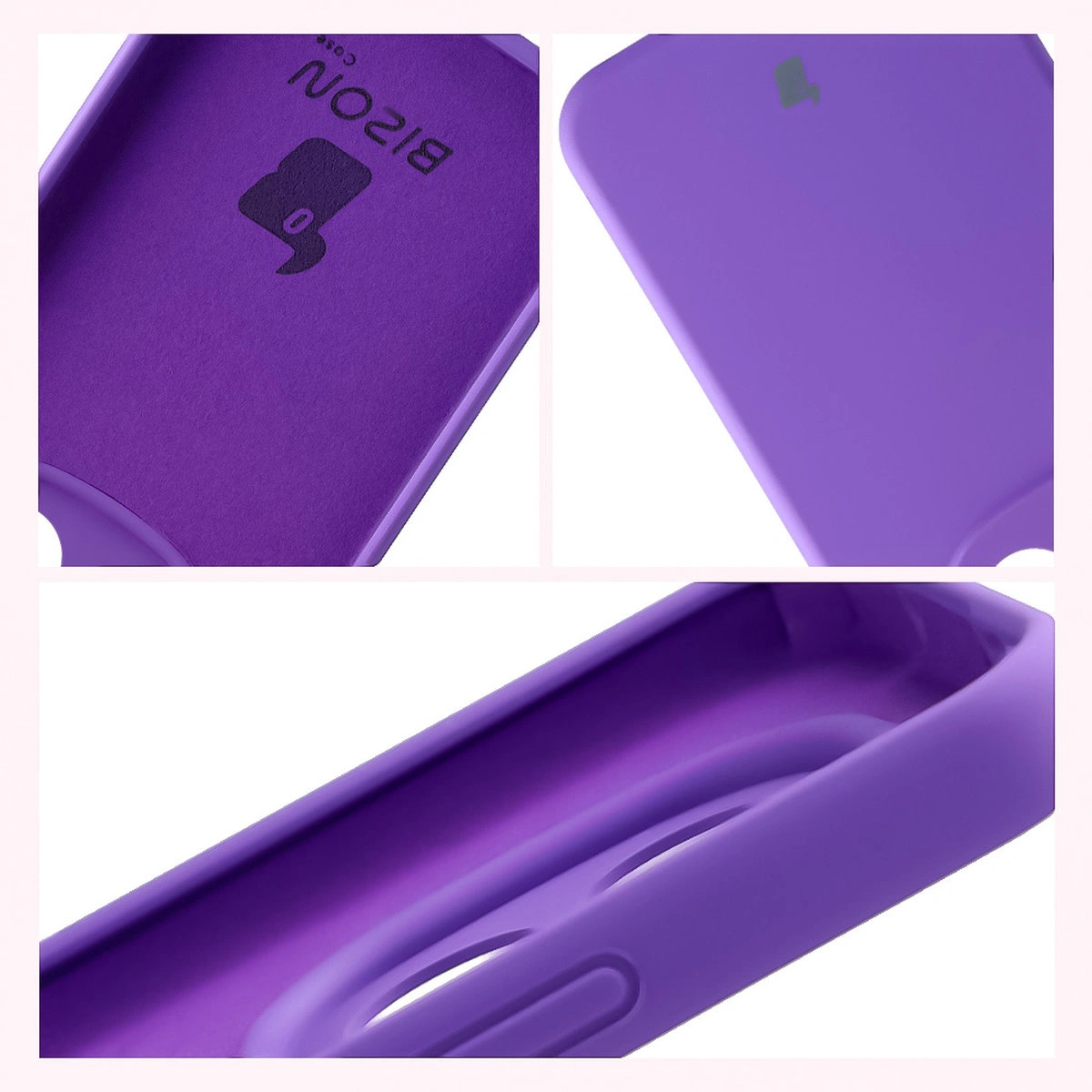 Konstrukcja etui Bizon Soft Case: zintegrowane osłony, podwyższone krawędzie i wyściółka z mikrofibry do Xiaomi Redmi Note 15 Pro Plus 5G / POCO M8 Pro 5G