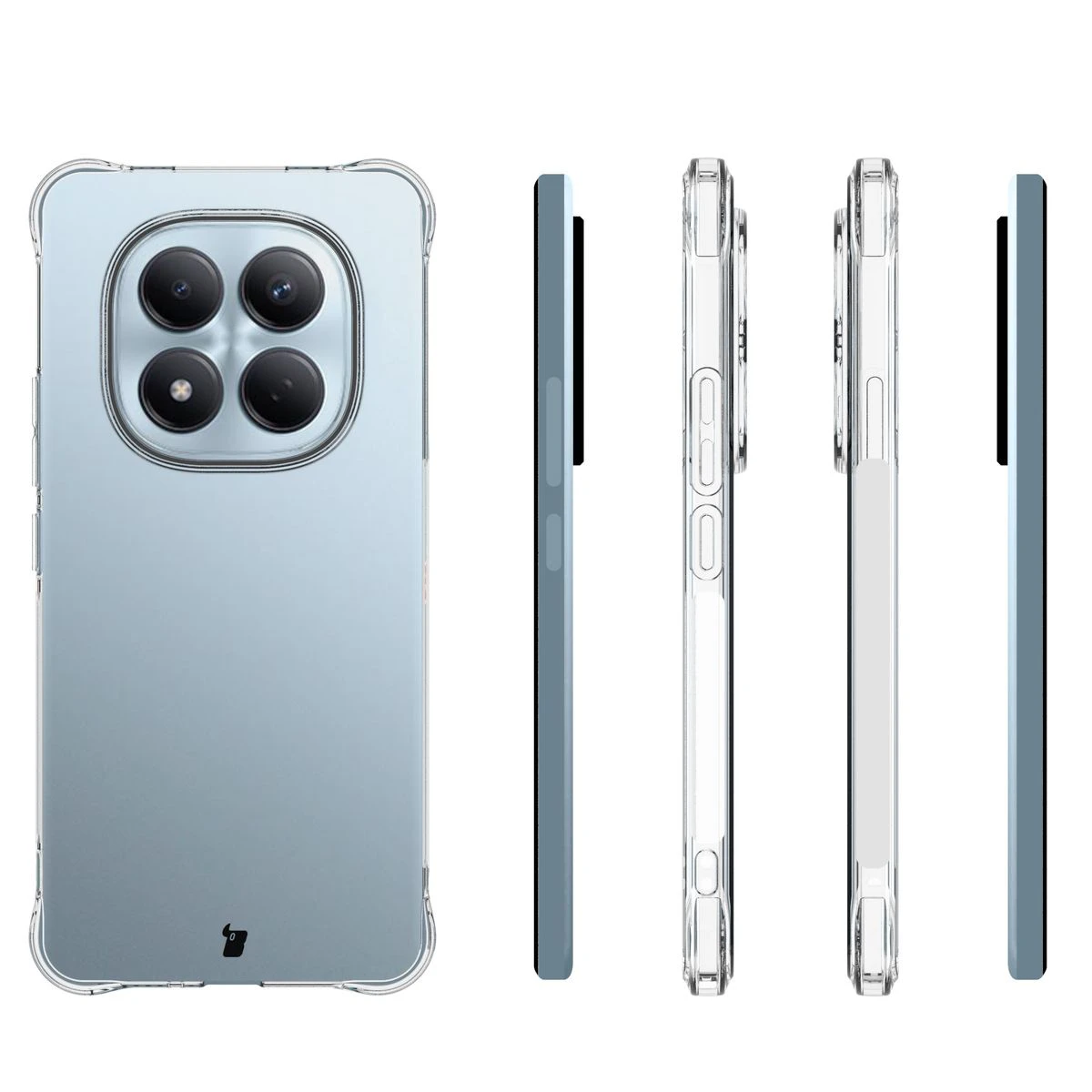 Etui Bizon Case Salpa do Xiaomi Redmi Note 15 Pro 4G z różnych stron