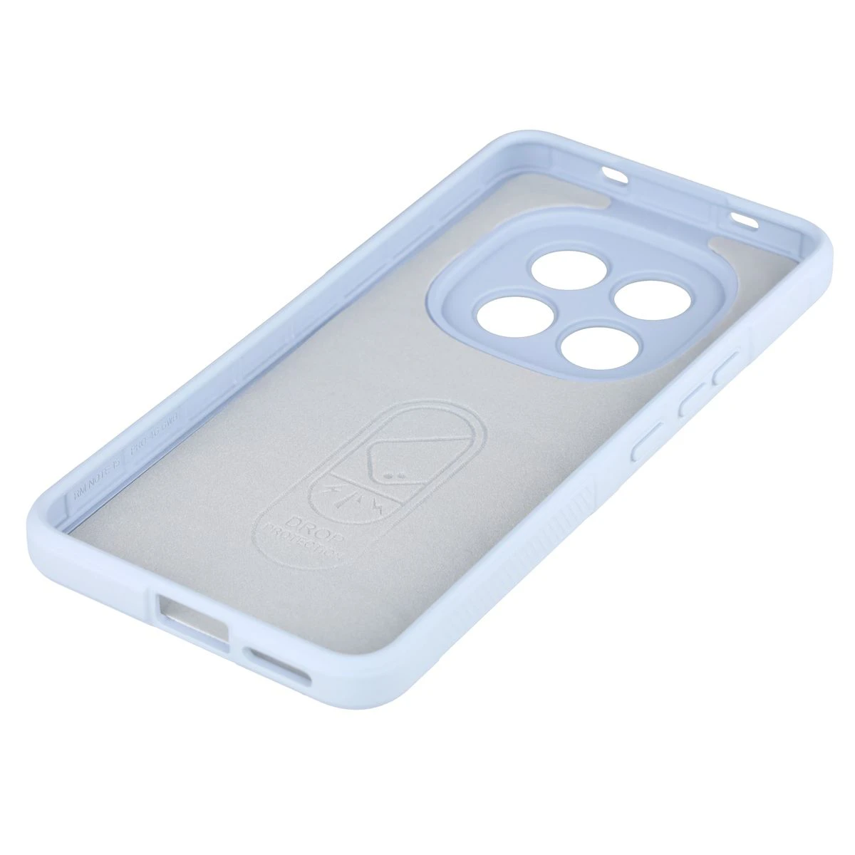 Precyzyjne wycięcia i kompatybilność z ładowaniem indukcyjnym w etui Bizon Case Tur do Xiaomi Redmi Note 15 Pro 4G