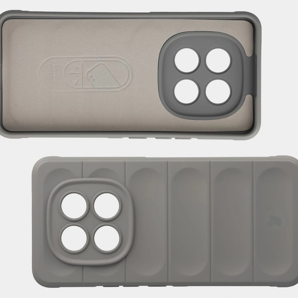 Wyściółka z mikrofibry, wyżłobienia na pleckach i wzmocnione narożniki w etui Bizon Case Tur do Xiaomi Redmi Note 15 Pro 4G