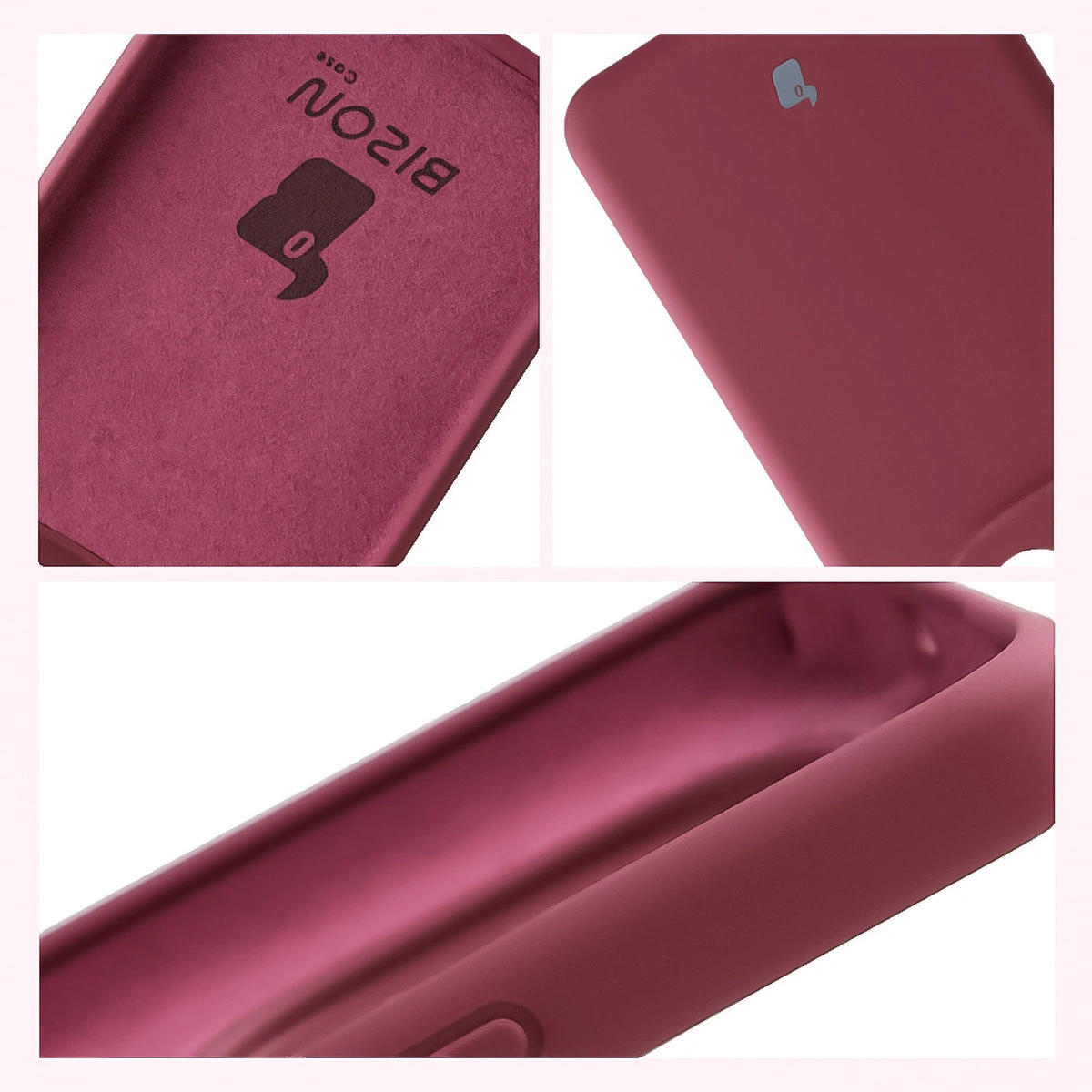 Konstrukcja etui Bizon Soft Case: zintegrowane osłony, podwyższone krawędzie i wyściółka z mikrofibry do Xiaomi Redmi Note 15 Pro 4G