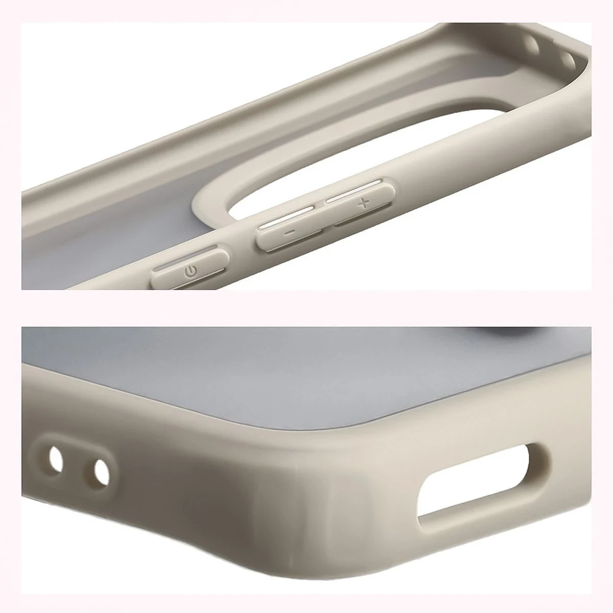 Wzmocnione narożniki i podwyższone ranty ekranu w etui Bizon Case Angelo do Xiaomi Redmi Note 15 / Xiaomi POCO M8 5G