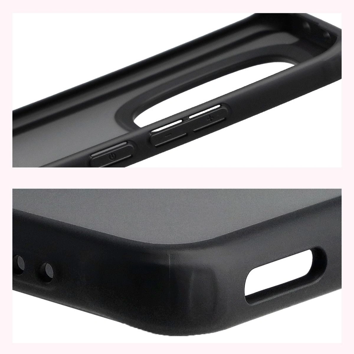 Wzmocnione narożniki i podwyższone ranty ekranu w etui Bizon Case Angelo do Xiaomi Redmi Note 15 / Xiaomi POCO M8 5G