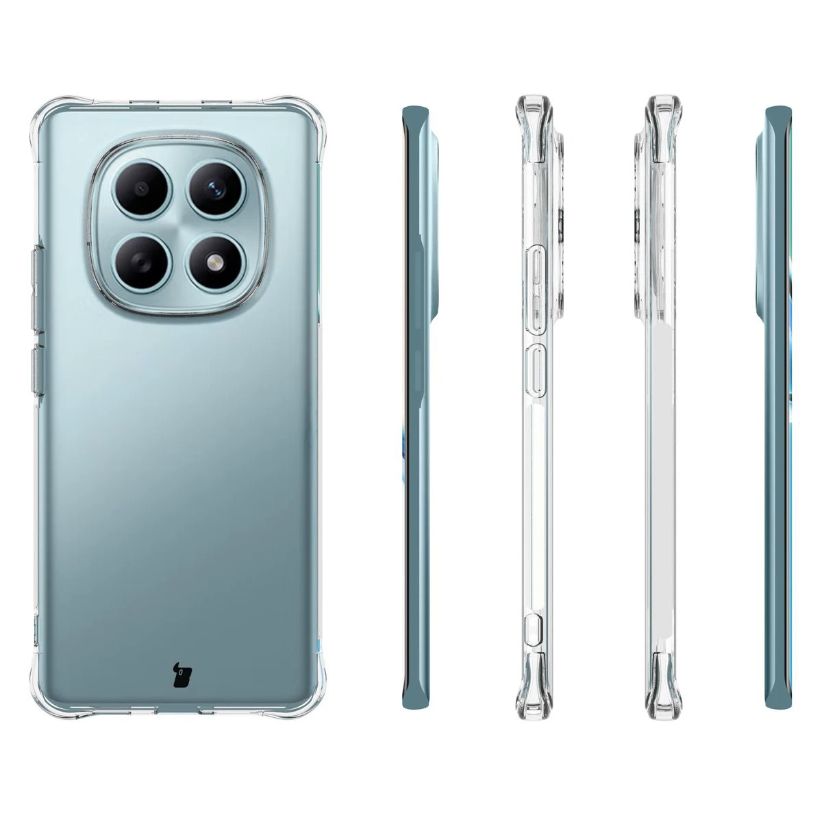Etui Bizon Case Salpa do Xiaomi Redmi Note 15 / Xiaomi POCO M8 5G z różnych stron