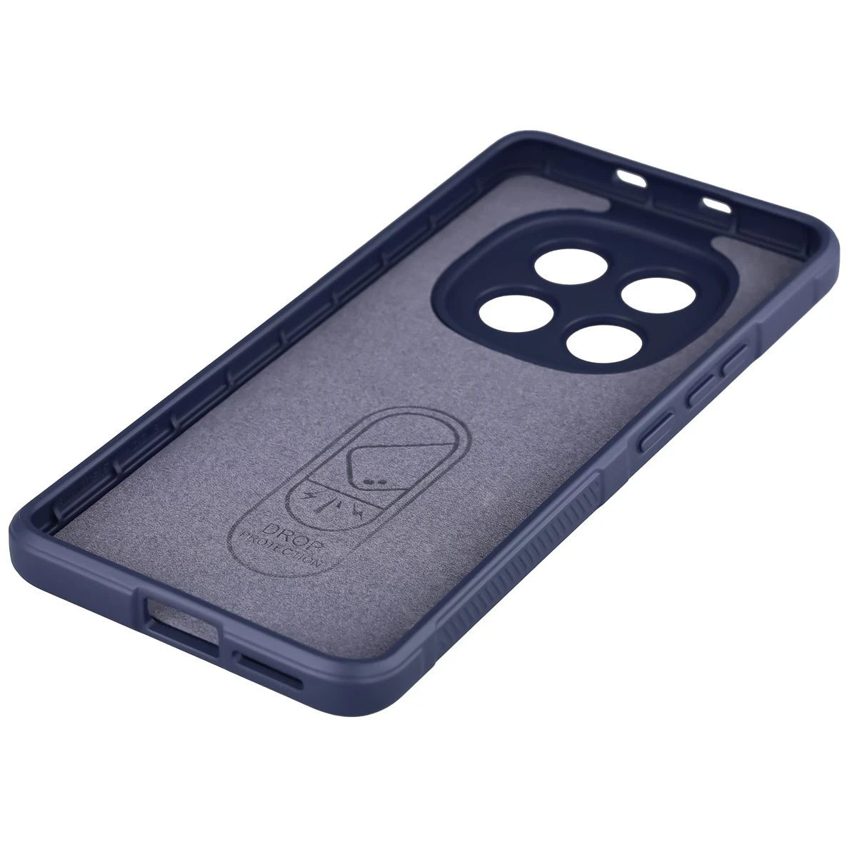 Precyzyjne wycięcia i kompatybilność z ładowaniem indukcyjnym w etui Bizon Case Tur do Xiaomi Redmi Note 15 4G