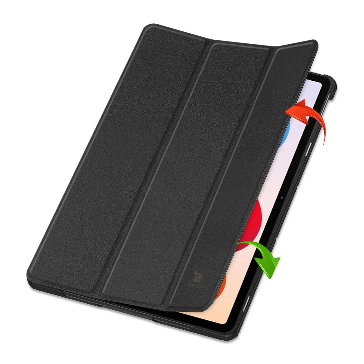 Etui z klapką Bizon Case Tab Croc od frontu do Xiaomi Redmi Pad 2 Pro