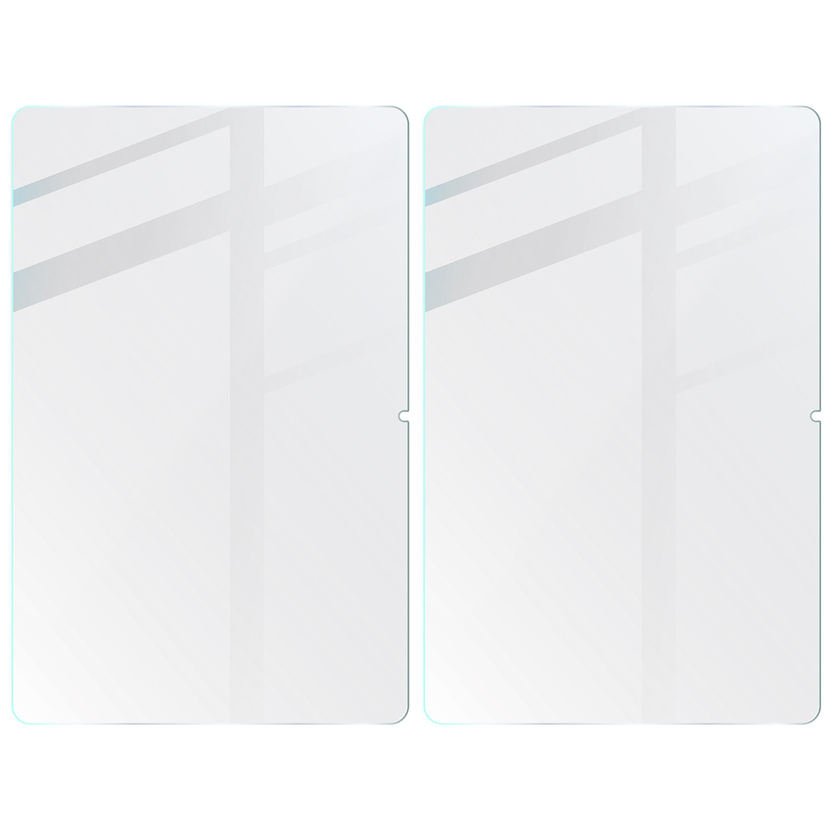 Zdjęcie ukazujące widok na ekran tabletu, pokrytego szkłem Bizon Glass Tab Clear