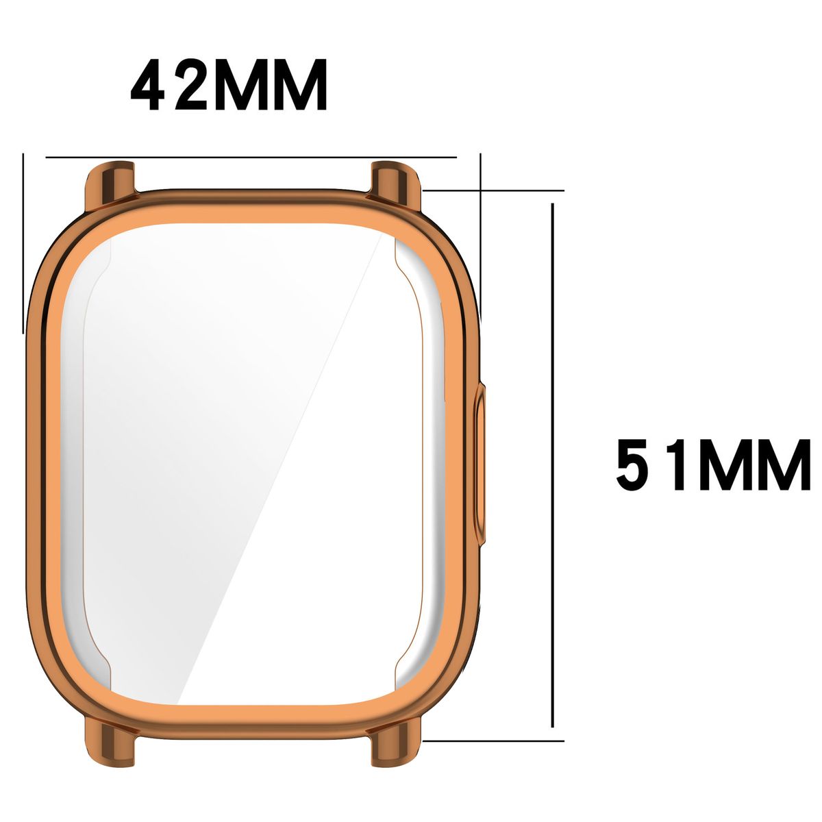 Etui Bizon Case Watch Felipe dla Xiaomi Redmi Watch 5 Lite