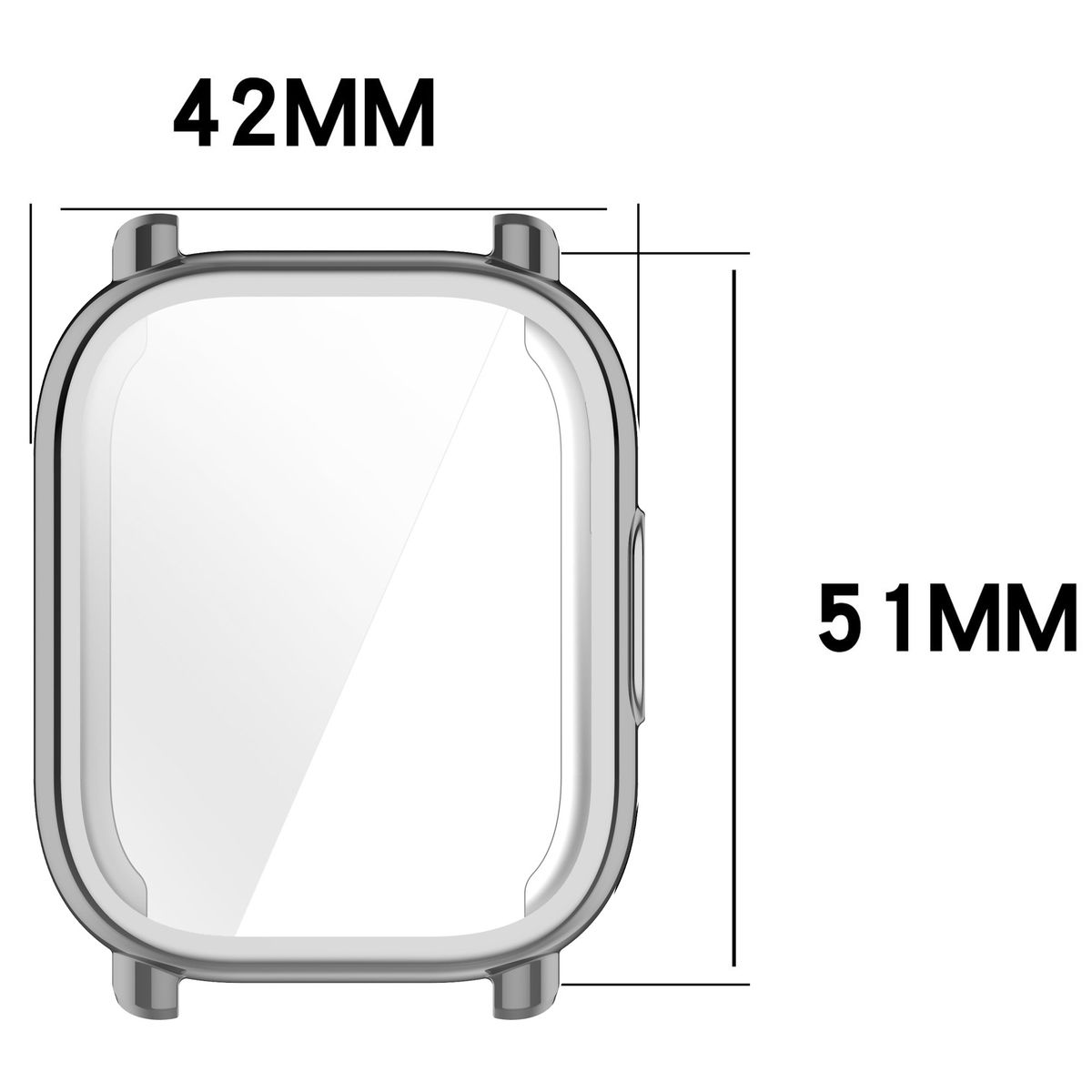 Etui Bizon Case Watch Felipe dla Xiaomi Redmi Watch 5 Lite