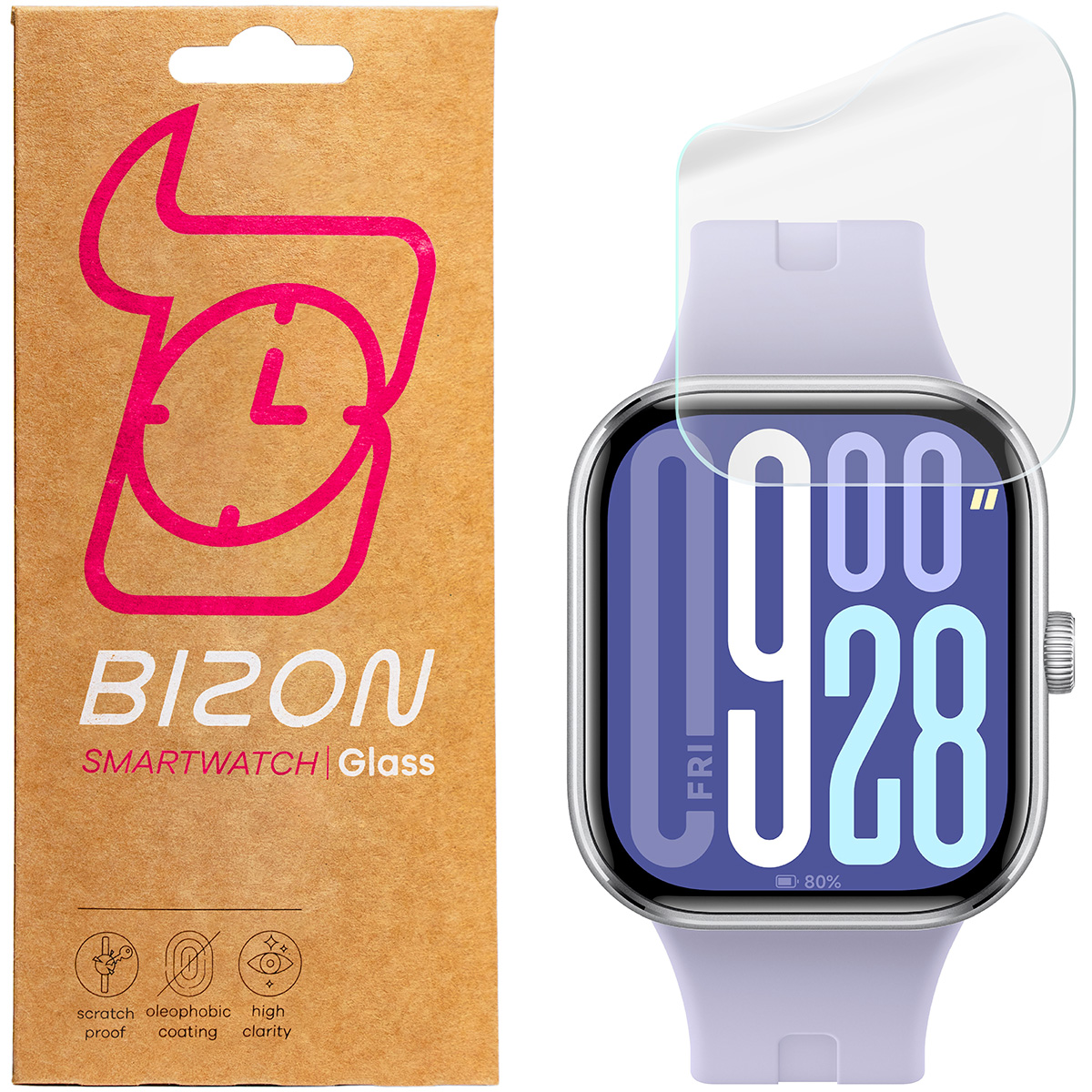 Folia hydrożelowa Bizon Glass Watch Hydrogel dla Xiaomi Redmi Watch 5!