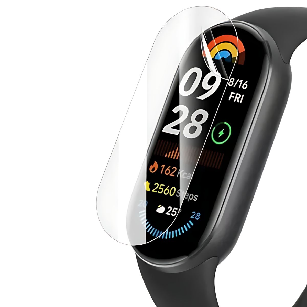 Bizon Glass Watch Hydrogel w zestawieniu z Xiaomi Smart Band 9