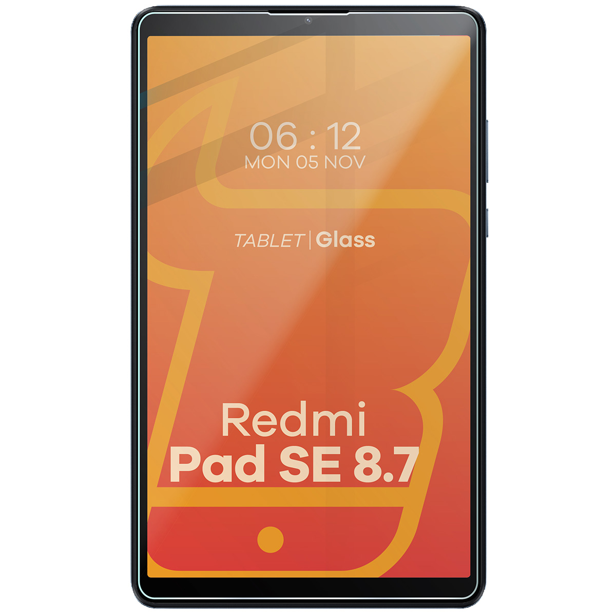 Zdjęcie ukazujące przejrzystość szkła Bizon Glass Tab Clear