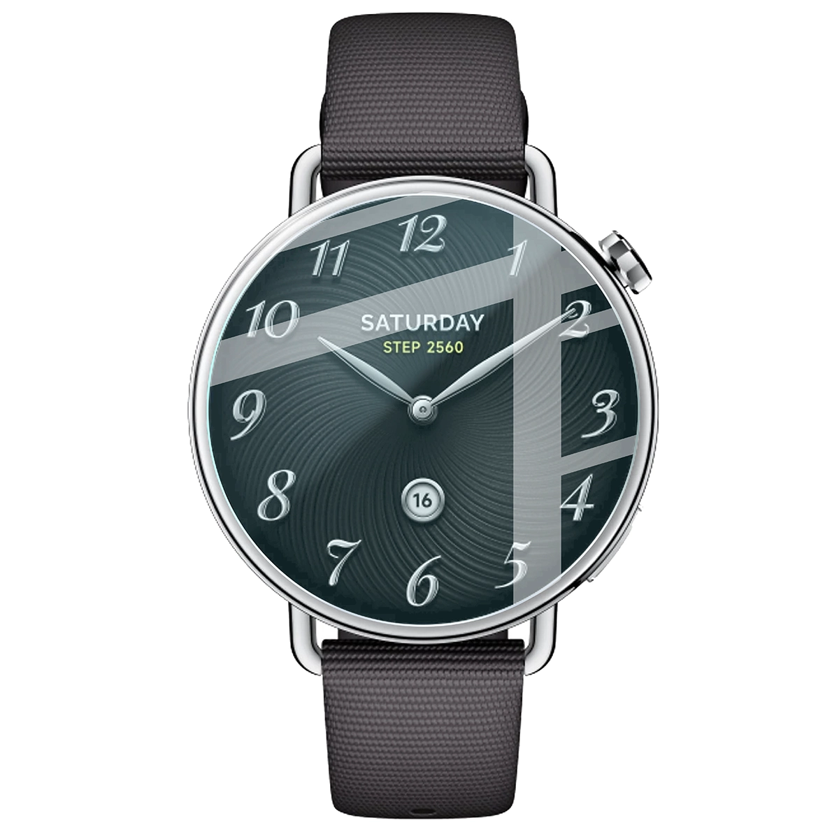 Wymiary szkła Bizon Glass Watch Clear do Xiaomi Watch S4 41 mm