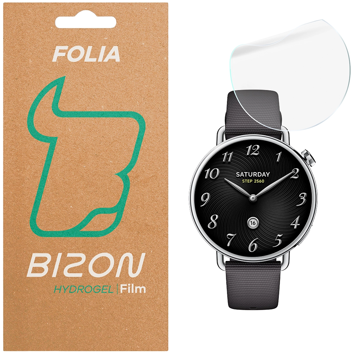 Folia hydrożelowa Bizon Glass Watch Hydrogel dla Xiaomi Watch S4 41 mm!