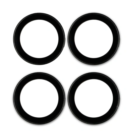 Szkło na aparat Bizon Glass Snap Lens do Xiaomi Redmi Note 15 Pro / 15 Pro Plus 5G / Poco M8 Pro 5G, 1 zestaw, czarna ramka