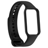 Etui z paskiem Bizon Strap + Case Watch Dots do Xiaomi Redmi Smart Band 2 / Xiaomi Mi Band 8 Active, czarne