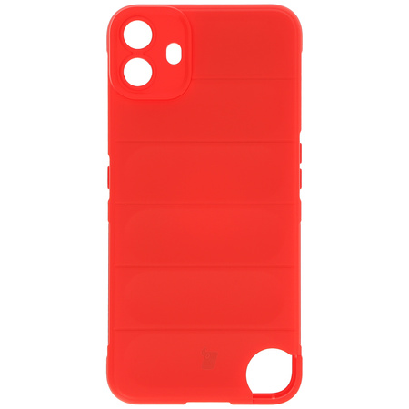 Pancerne etui Bizon Case Tur do Nothing CMF Phone 1, czerwone