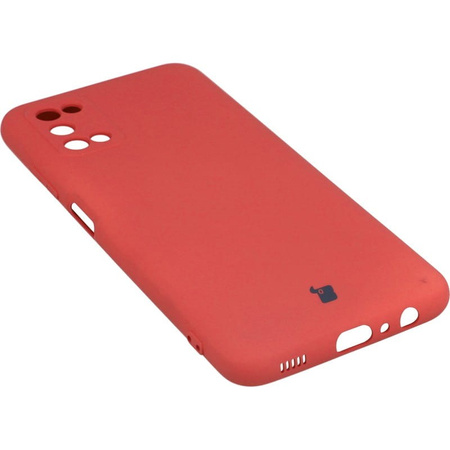 Etui Bizon Case Silicone do Galaxy A03S, ciemny róż