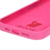 Silikonowe etui Bizon Soft Case do iPhone 16, fuksja
