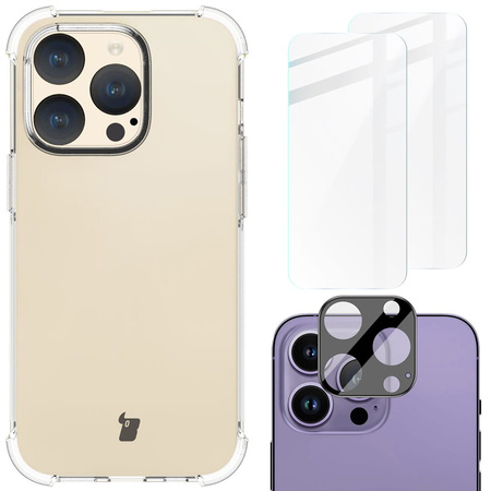 Etui Bizon Case Clear Pack do iPhone 15 Pro, przezroczyste