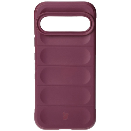 Pancerne etui Bizon Case Tur do Google Pixel 9 / 9 Pro, burgundowe