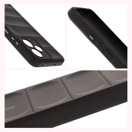 Pancerne etui Bizon Case Tur do Realme 14T 5G, czarne