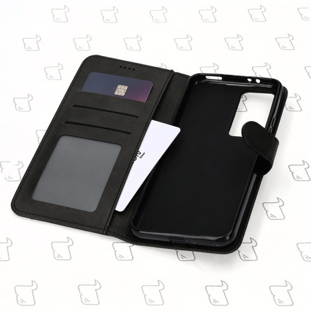 Etui Bizon Case Wallet do Xiaomi 12T/12T Pro, czarne