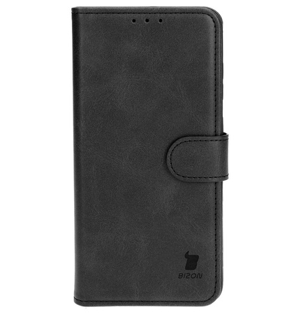 Etui z klapką Bizon Case Pocket do Galaxy S25 Plus / S24 Plus, czarne