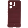Pancerne etui Bizon Case Tur do Xiaomi Redmi Note 14 4G, burgundowe