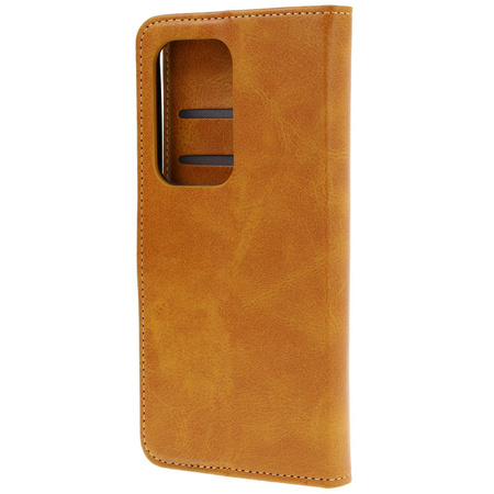 Etui z klapką Bizon Case Pocket do Honor 200 Lite, brązowe