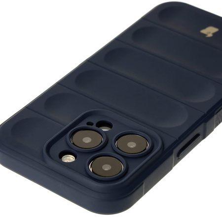 Pancerne etui Bizon Case Tur do iPhone 15 Pro, granatowe