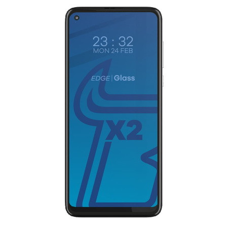 2x Szkło + szybka na aparat Bizon Edge Pack do Moto G8