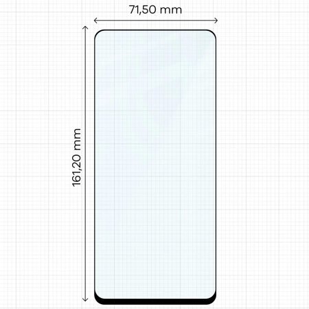 Szkło hartowane Bizon Glass Edge 2 do Galaxy XCover 7 Pro / 6 Pro, czarne