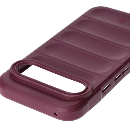 Pancerne etui Bizon Case Tur do Google Pixel 9 / 9 Pro, burgundowe