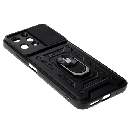 Etui Bizon Case CamShield Ring do Xiaomi Redmi 12, czarne