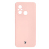 Etui Bizon Case Silicone Sq do Xiaomi Redmi 12C, jasnoróżowe