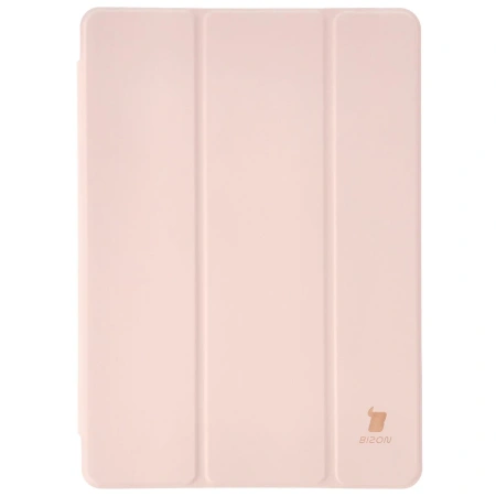 Etui z klapką Bizon Case Tab Clear Matt do Galaxy Tab A11 Plus / A9 Plus, różowe