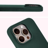 Etui silikonowe do iPhone 14 Pro Bizon Soft Case, ciemnozielone