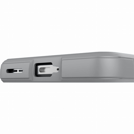 Pancerne etui Bizon Case Tur do OnePlus 10T, jasnoszare