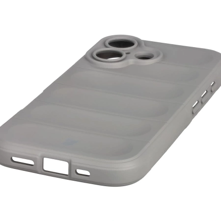 Pancerne etui Bizon Case Tur do iPhone 17, jasnoszare