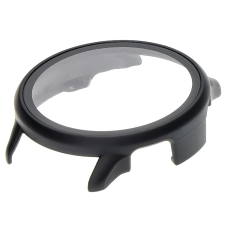 Etui ze szkłem do zegarka Bizon Case+Glass Watch do Garmin Vivoactive 6, czarne matowe