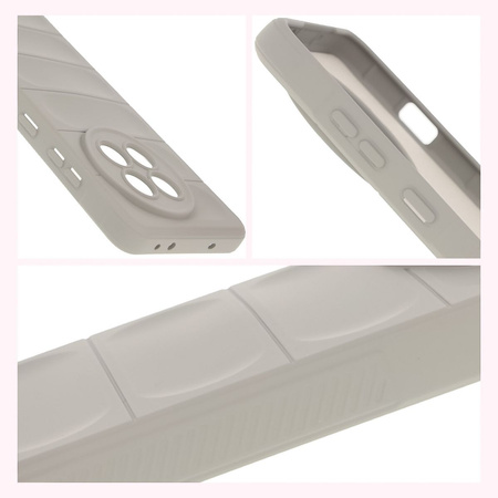 Pancerne etui Bizon Case Tur do OnePlus 13R, jasnoszare