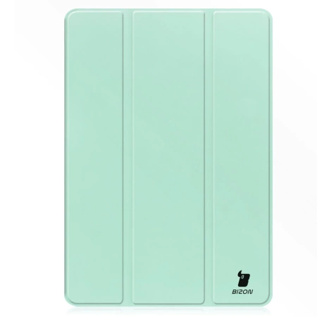 Etui z klapką Bizon Case Tab Lizard do Galaxy Tab S10 FE Plus, miętowe