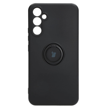 Etui Bizon Case Silicone Ring Sq do Galaxy A34 5G, czarne