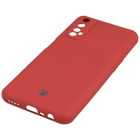 Etui Bizon Case Silicone do Realme 7, ciemny róż