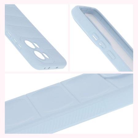 Pancerne etui Bizon Case Tur do Oppo Reno13 Pro, jasnoniebieskie