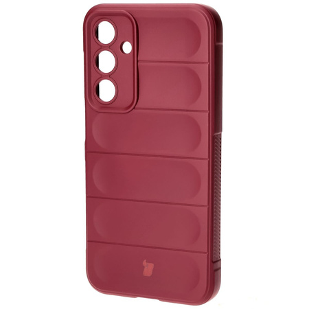Pancerne etui Bizon Case Tur do Galaxy M35 5G, burgundowe